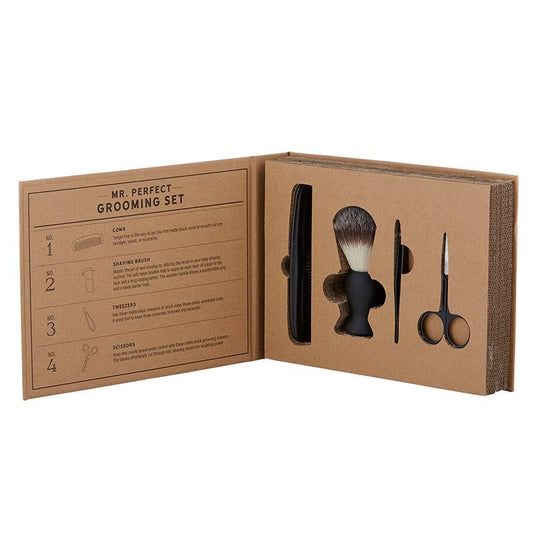 Cardboard Men's Grooming Book Kit