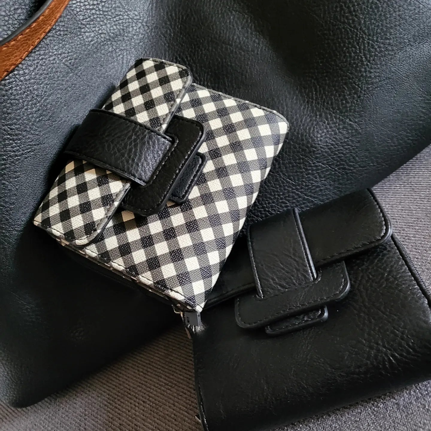 Gingham RFID Wallet