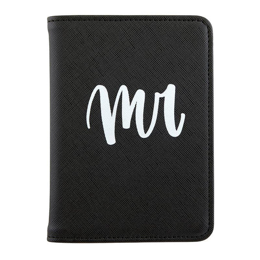 Black Mr. Passport Case