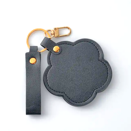Floral pocket mirror
