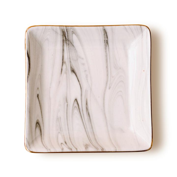 Square Ceramic Jewelry Dish