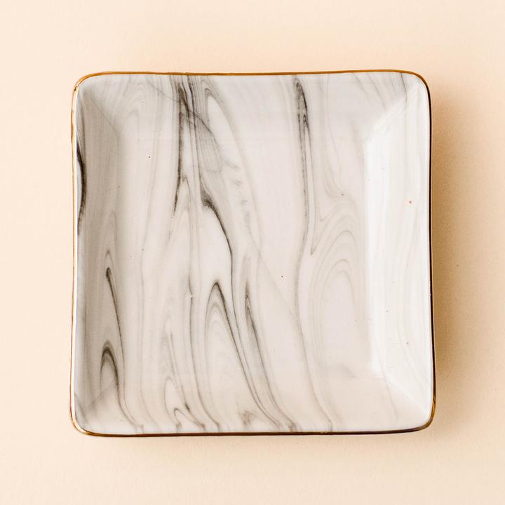 Square Ceramic Jewelry Dish